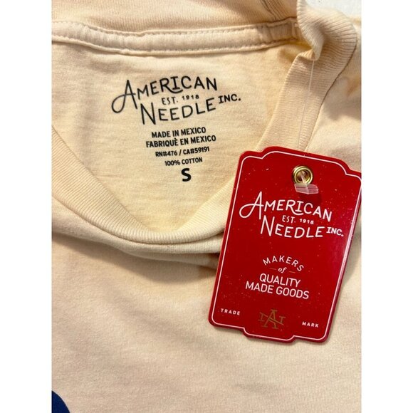 Coors Banquet T-Shirt American Needle Beige 100% Cotton Men's Small NWT - Picture 4 of 4